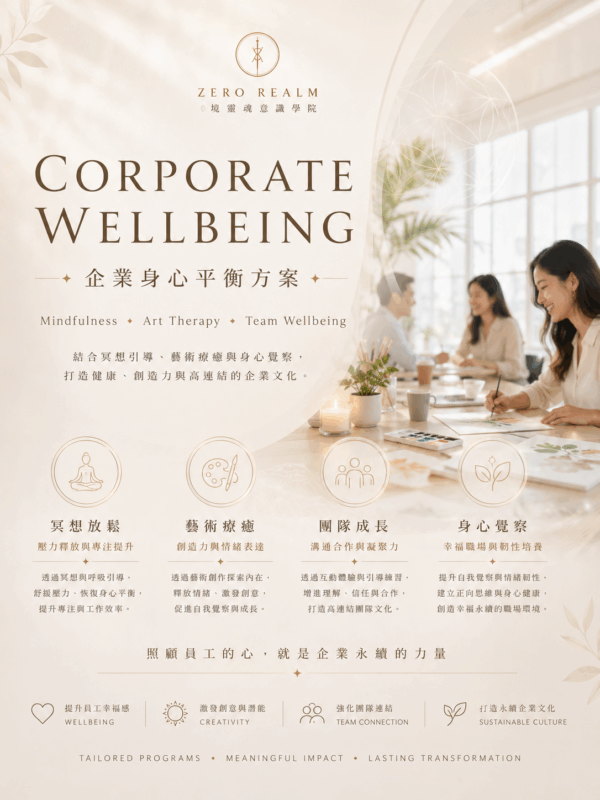 企業合作 | 藝術療癒與冥想課程